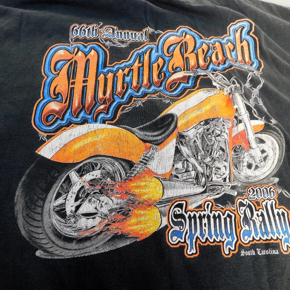 Myrtle Beach Spring Break 2006 tee shirt, Black, XL